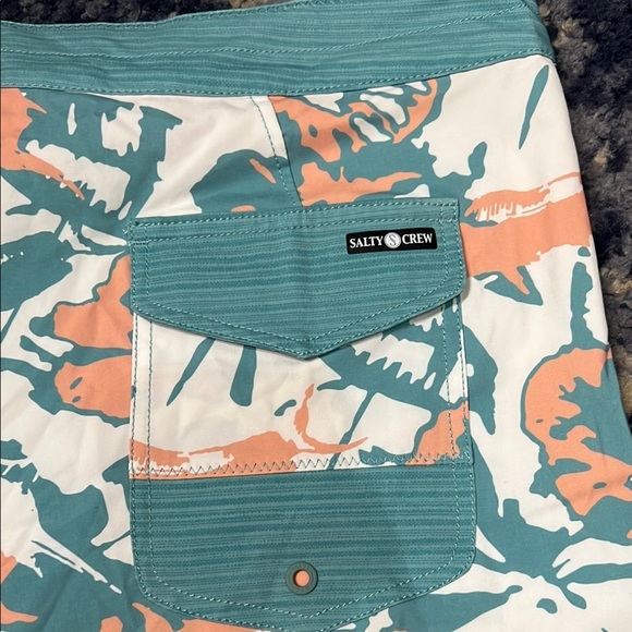 Mens Salty Crew Tandem Boardshort Stone size 40 Multi Color Swim Stone Surf - Picture 15 of 16